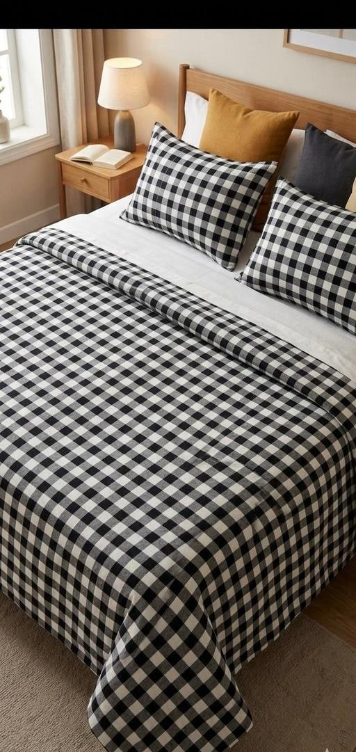 Cozy Comfort Checkered Bedding Set ❤️