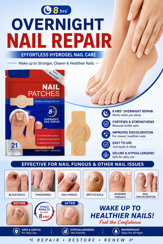 Overnight Nail Repair Patches – Easy Hydrogel Nail Care
