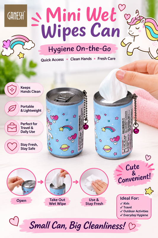 Mini Wet Wipes Can – Hygiene On-the-Go
