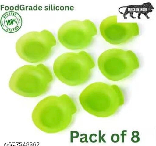 Food Grade Silicone Idli Mould Pack of 8 | BPA Free | Heat Resistant | Reusable Steamer Mould