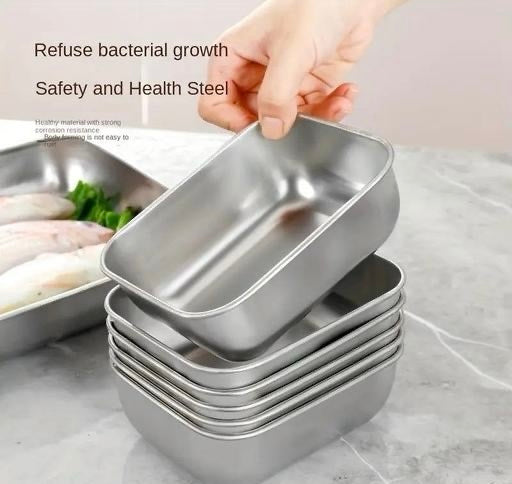 Premium Stainless Steel Food Storage Containers with Lids – Pack of 4