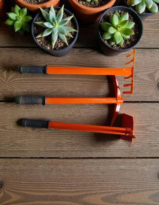 Stylo 3-Piece Heavy-Duty Gardening Tools Set – Durable Iron Hand Tools