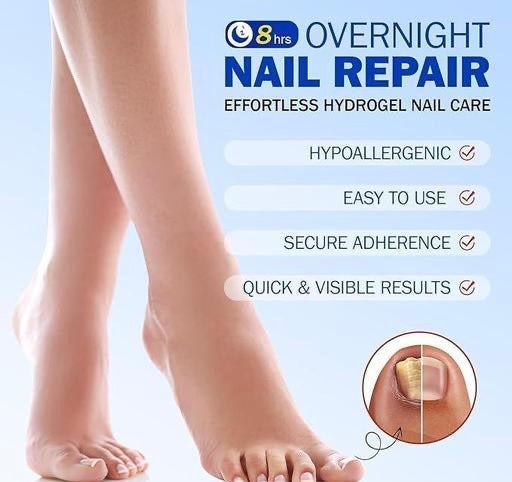Overnight Nail Repair Patches – Easy Hydrogel Nail Care