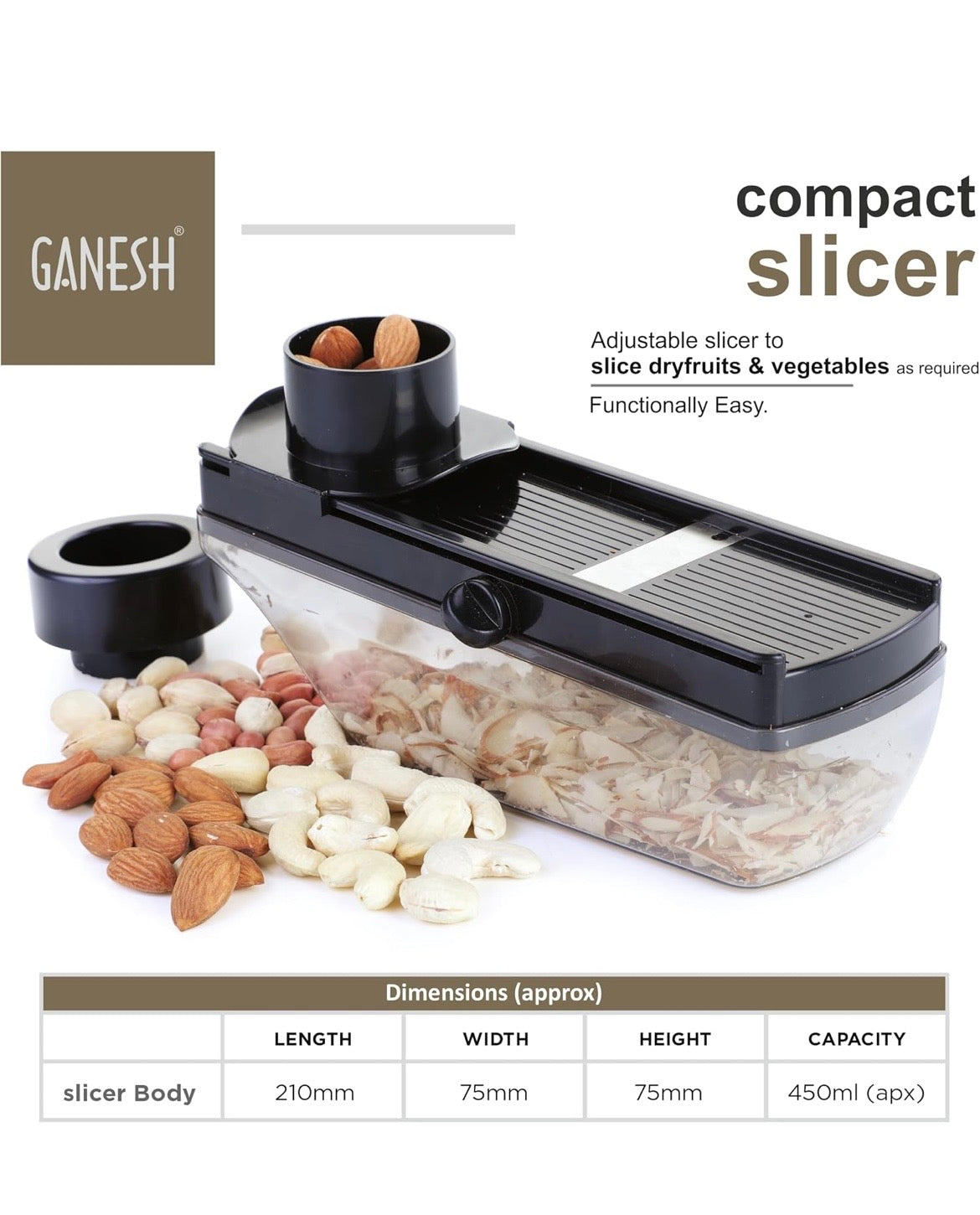 Compact Slicer – Slice It Your Way, Every Day!