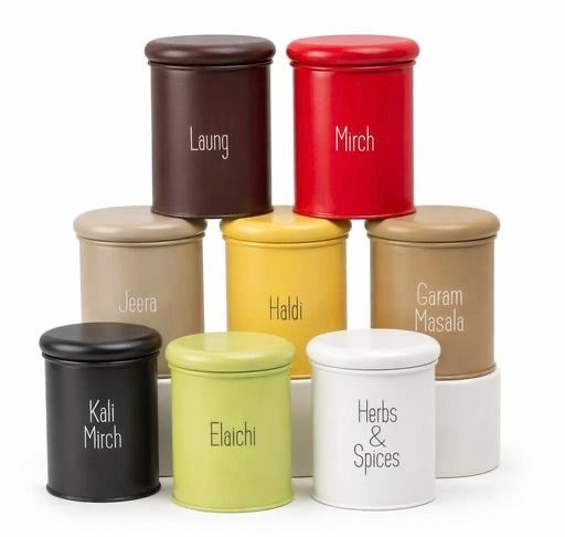 Spice Storage Containers – Airtight & Space-Saving Kitchen Canisters