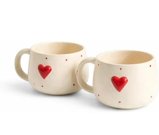 Heart Ceramic Mug – Full of Love in Every Sip ❤️