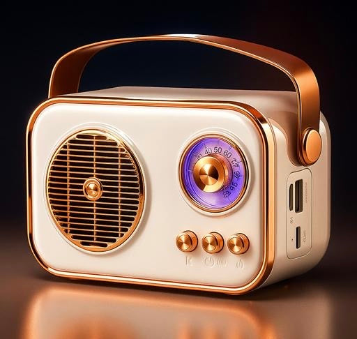 Retro Bluetooth Speaker – Portable Wireless Music Speaker