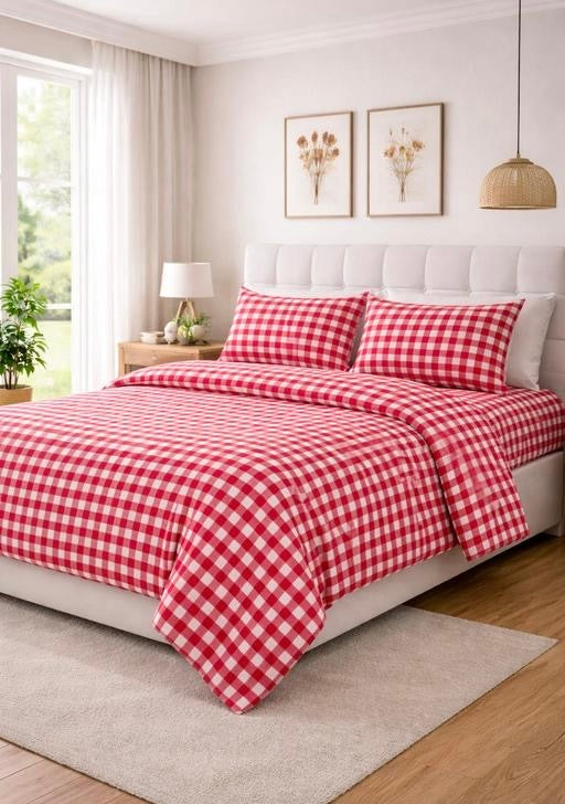 Cozy Comfort Checkered Bedding Set ❤️