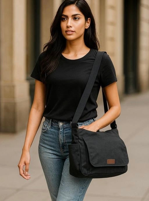 Stylish Canvas Shoulder Bag – Everyday Essential