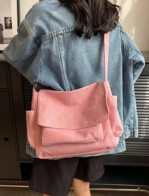 Stylish Canvas Shoulder Bag – Everyday Essential