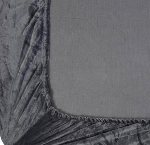 Premium Velvet Fitted Bedsheet Set with 2 Pillow Covers – Queen Size | Soft & Warm