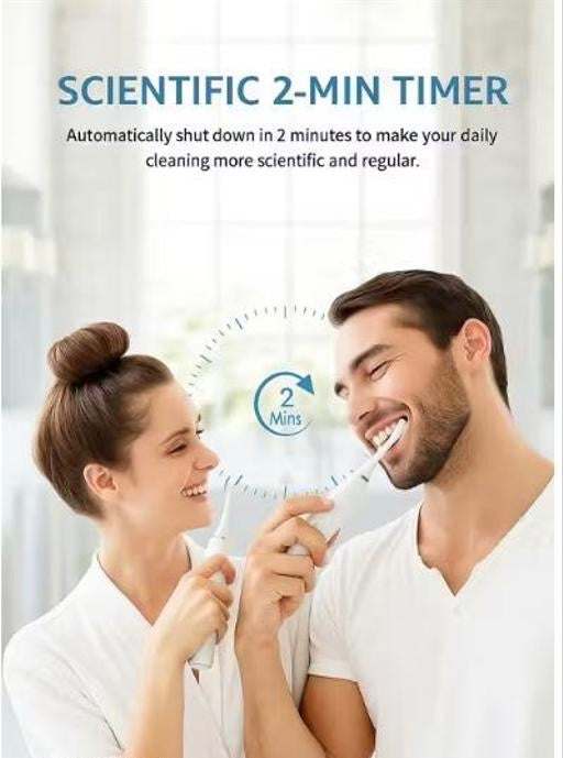 X-3 Sonic Electric Toothbrush | 40,000 VPM | 5 Cleaning Modes | IPX7 Waterproof