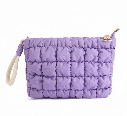 Quilted Makeup Pouch | Stylish Cosmetic & Travel Organizer | Multi-Purpose Storage Bag