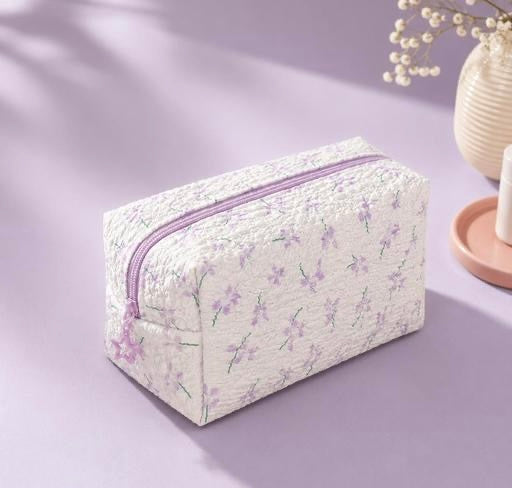 Floral Multi-Purpose Pouch | Makeup, Toiletry & Stationery Organizer | Travel Storage Bag