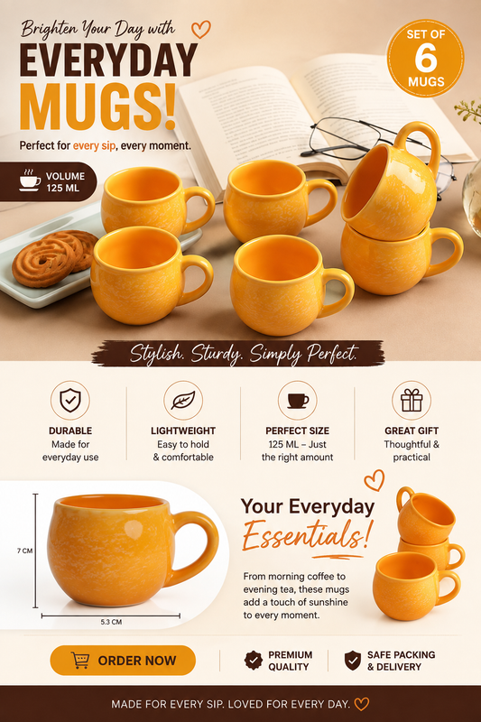 Elite Cups, Mugs & Saucers